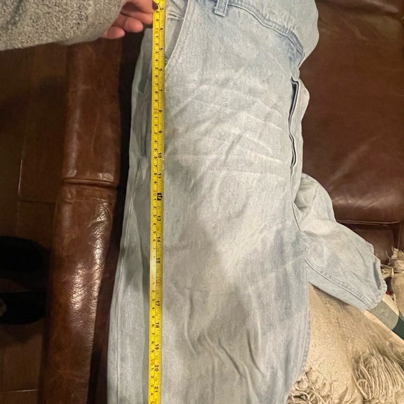 Topman Dungaree Denim Short Overalls Size Large - Picture 12 of 12